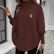 Heritage Cable Knit Poncho