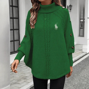 Heritage Cable Knit Poncho